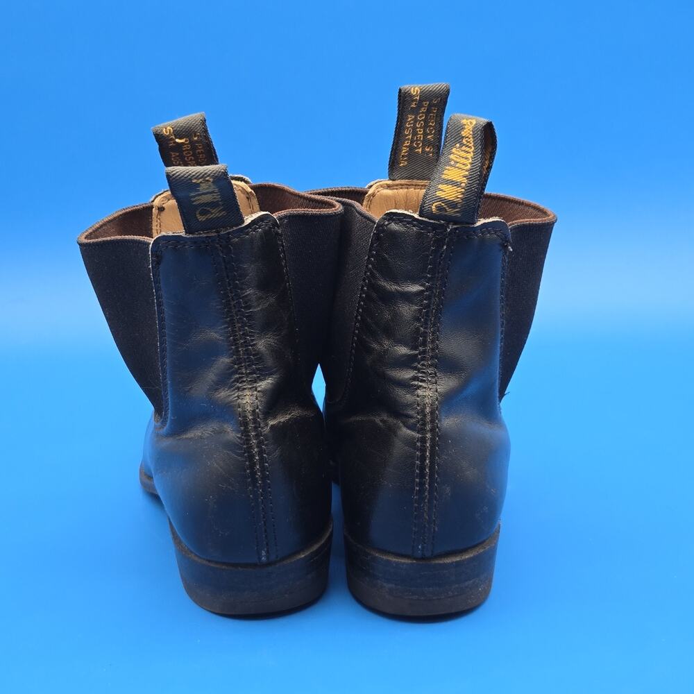 R.M. Williams Adelaide Boots Women’s Size 7 Black Leather Chelsea Boots - Picture 6 of 11